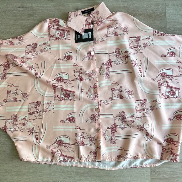 beulahstyle - pink stain shirt ONESIZE - Picture 7 of 8